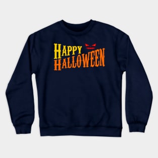 Happy Halloween with pumpkin Crewneck Sweatshirt